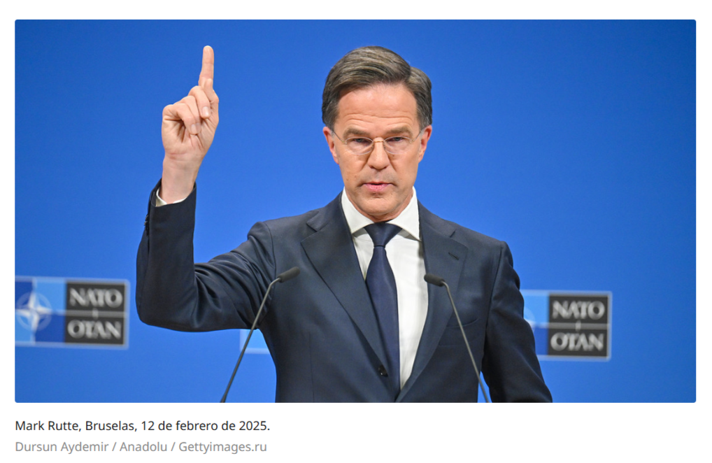 Jefe de la OTAN está "a favor de las conversaciones de paz" que promueve Trump