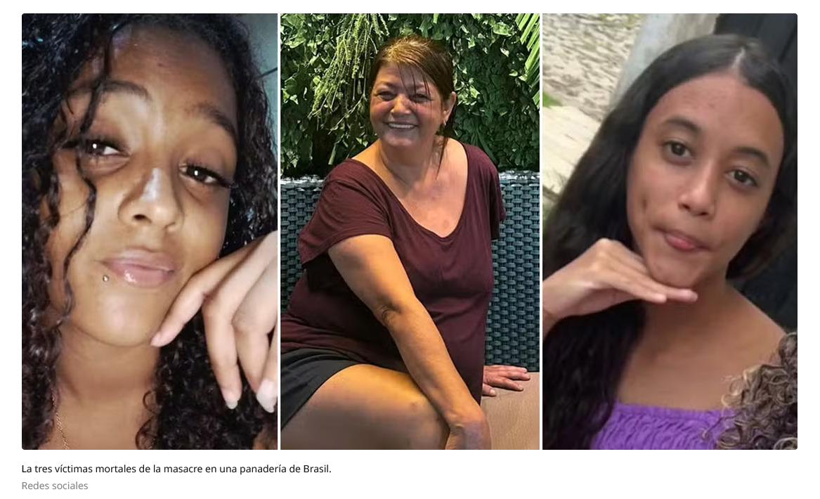 Adolescente sonríe y se burla tras cometer una masacre en una panadería en Brasil