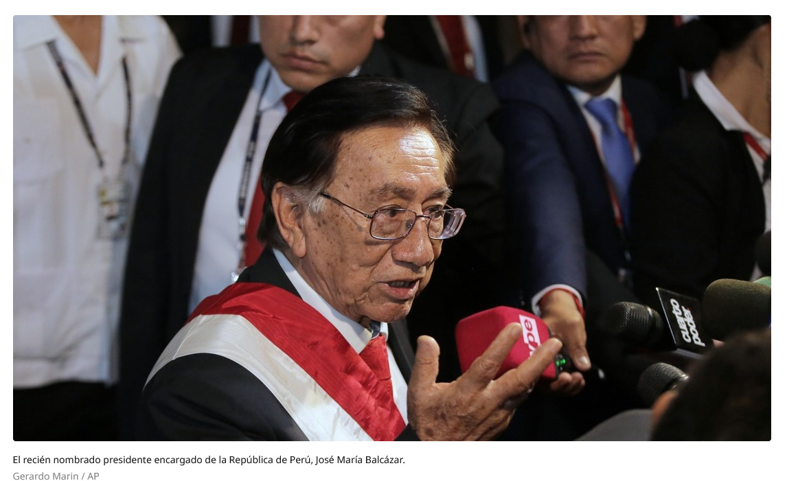 El nuevo presidente de Perú comenta sus polémicas declaraciones sobre el sexo con menores