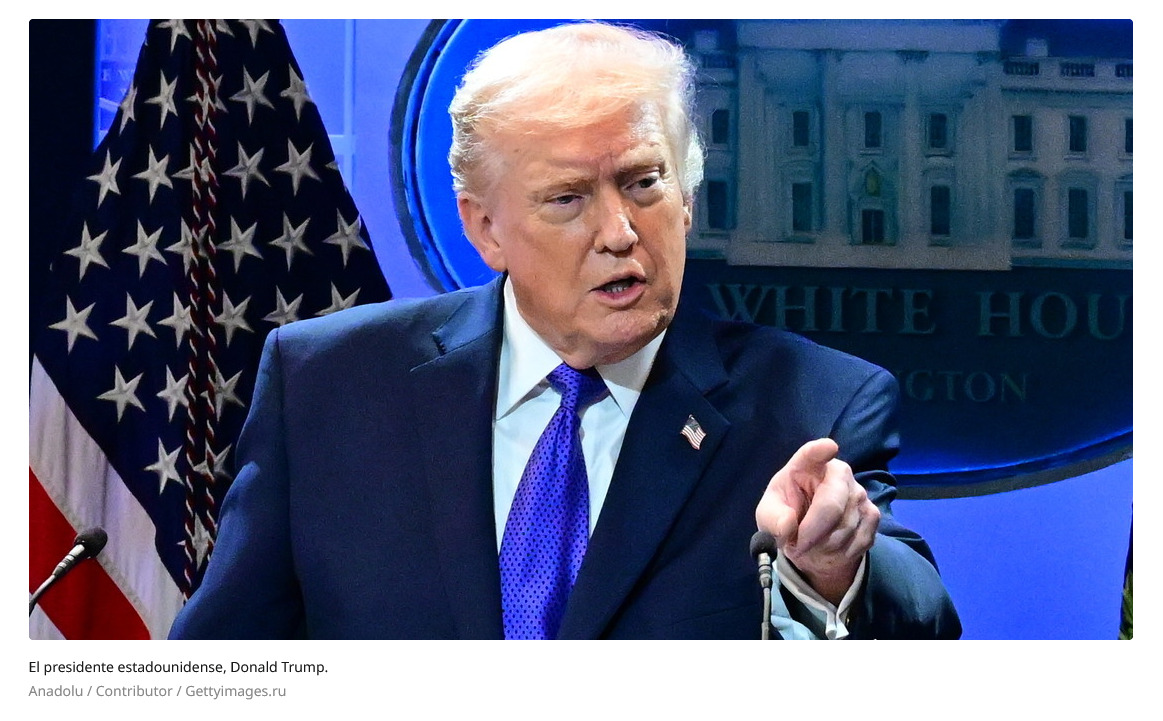 Trump acusa a Irán de construir misiles que podrían alcanzar EE.UU.