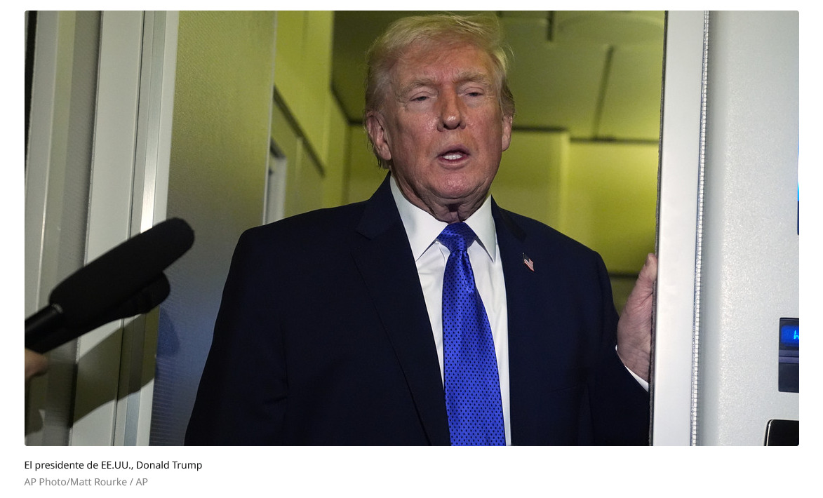 Trump indica qué base podría utilizar para un eventual ataque a Irán