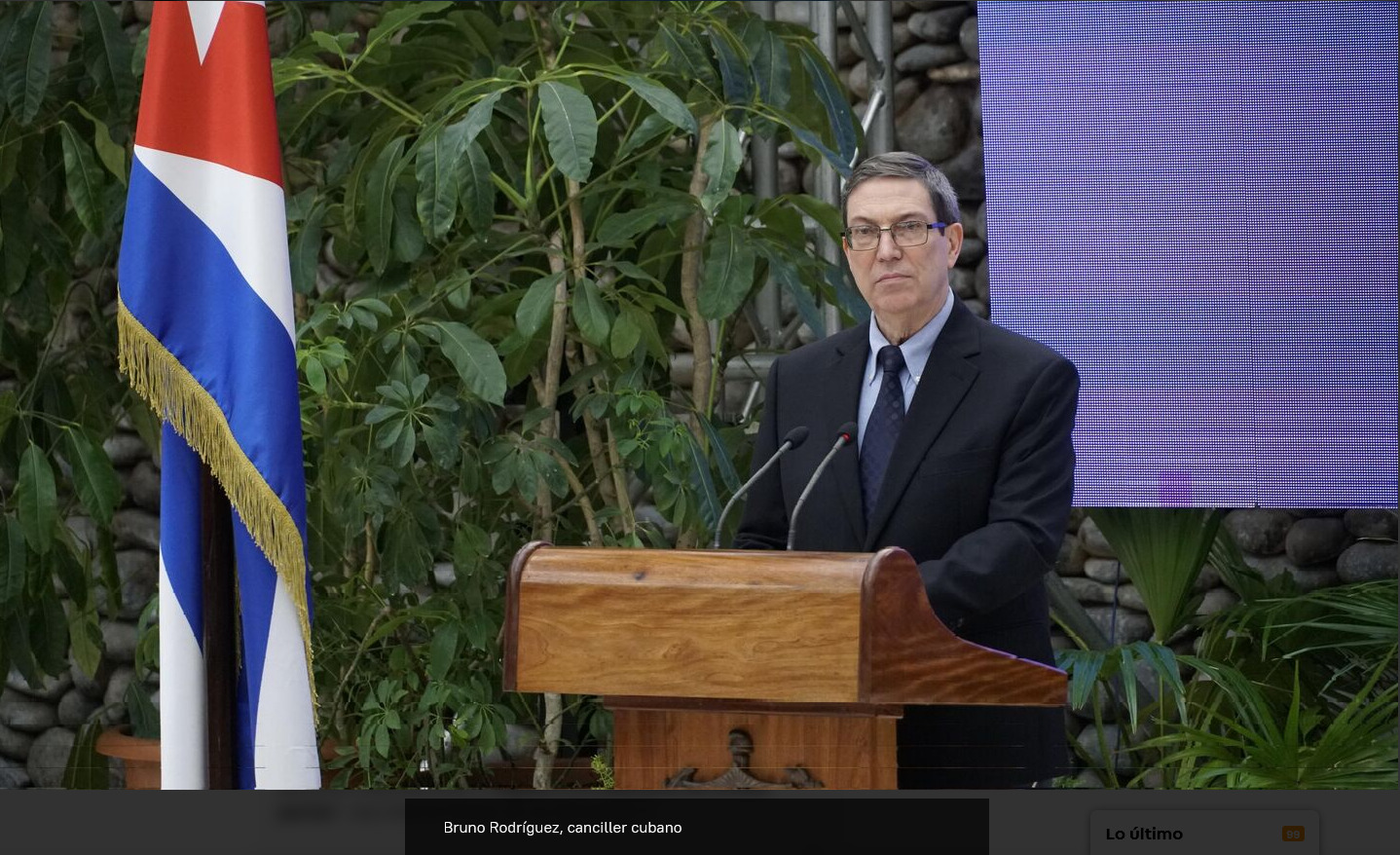 La disposición de Cuba al diálogo con EEUU busca solucionar las diferencias bilaterales, destaca el canciller cubano