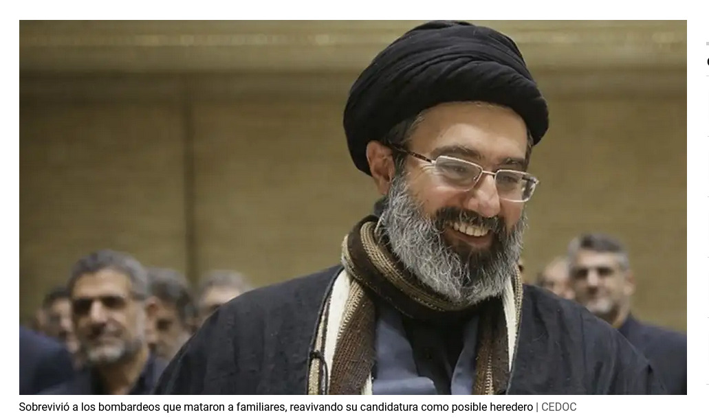 Mojtaba Jameneí es el nuevo líder supremo de Irán, según medios