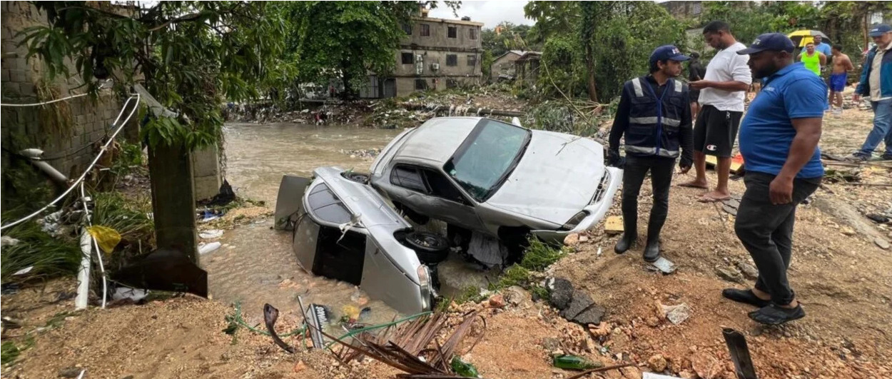 Vaguada y sistema frontal inundarían 17 provincias este fin de semana; el Gran Santo Domingo bajo alerta verde