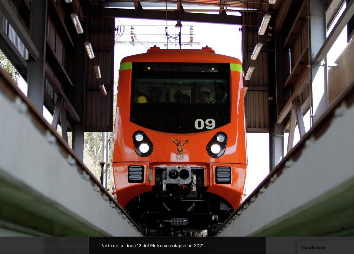 Anuncian el restablecimiento del servicio del Metro de la capital de México
