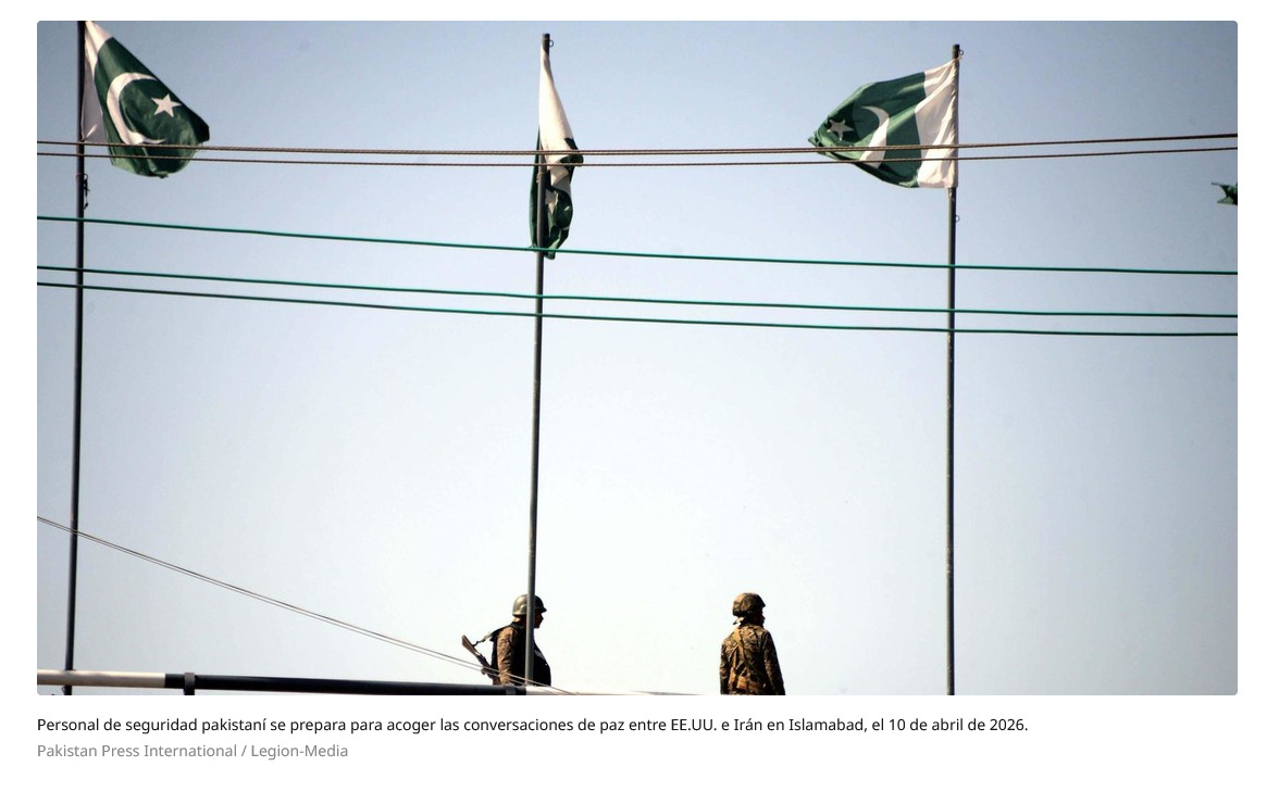 Delegación iraní llega a Islamabad para mantener conversaciones con EE.UU.