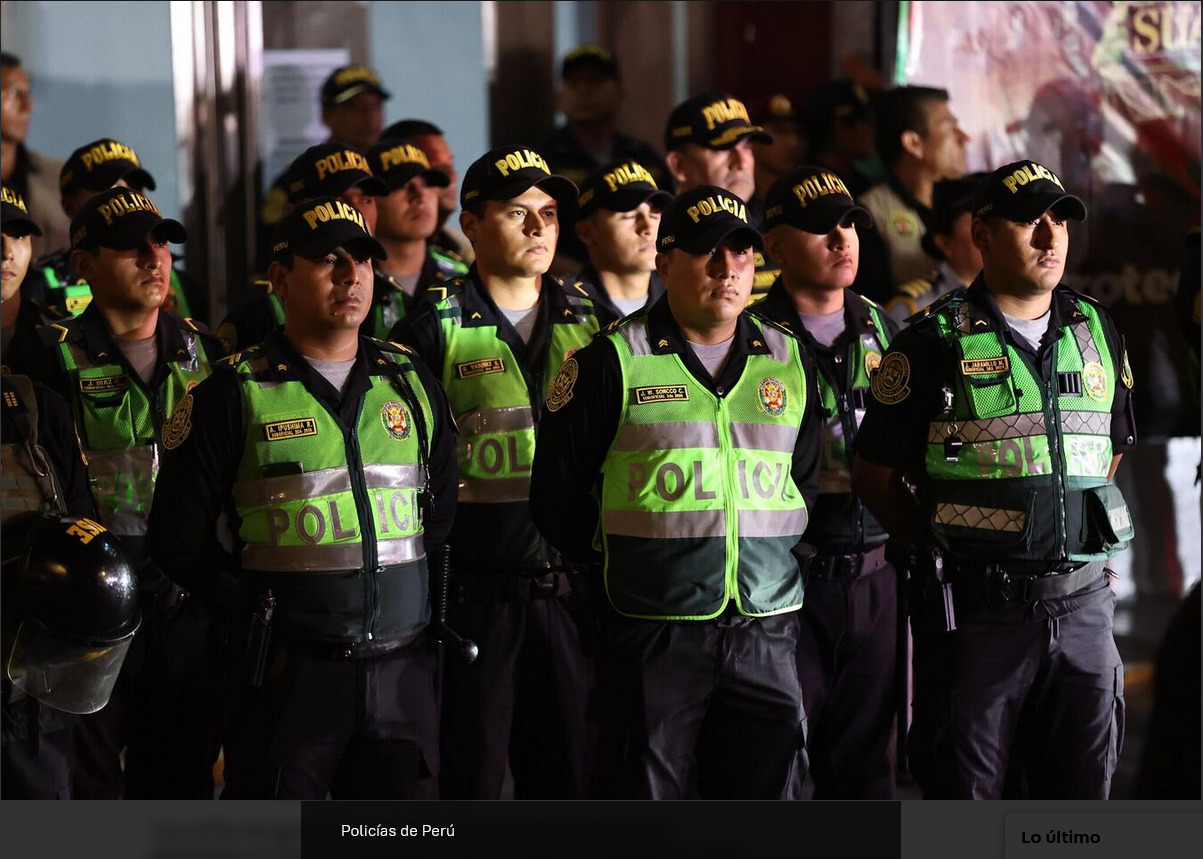 El Gobierno de Perú despliega más de 100.000 policías y militares para garantizar el orden en las elecciones